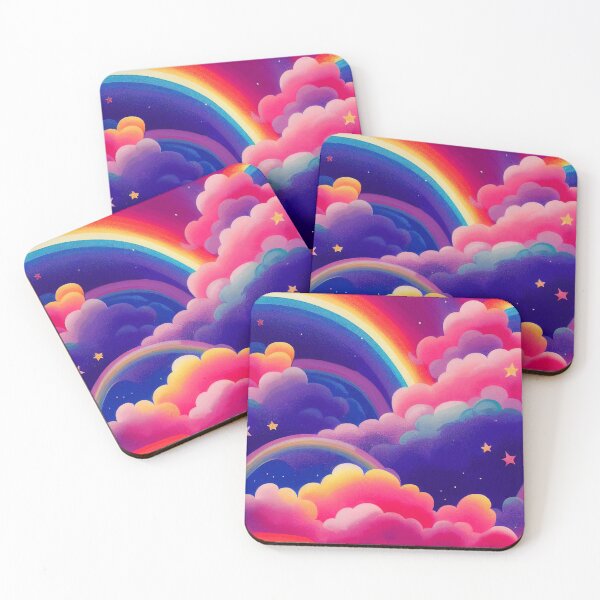 Item preview, Pastel rainbows And Stars designed and sold by Unicorn Trainwreck.