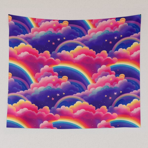Item preview, Pastel rainbows And Stars designed and sold by Unicorn Trainwreck.
