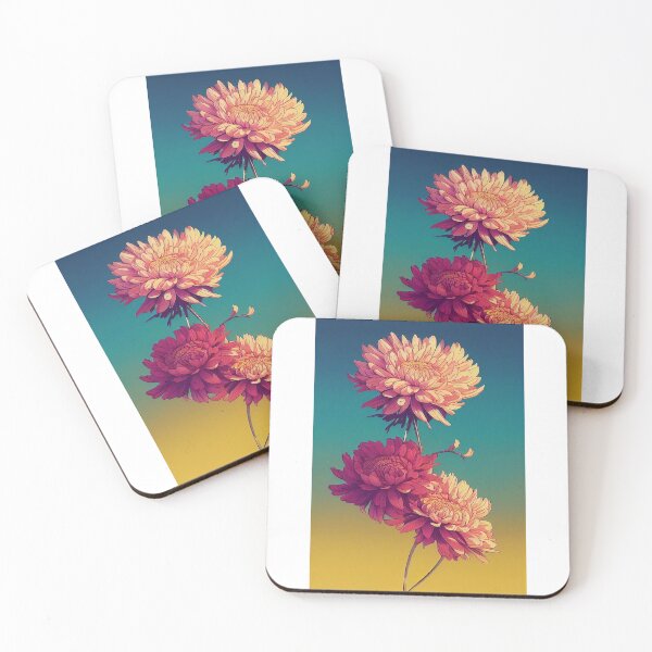 Item preview, chrysanthemum flowers poster designed and sold by Elite's Workshop.