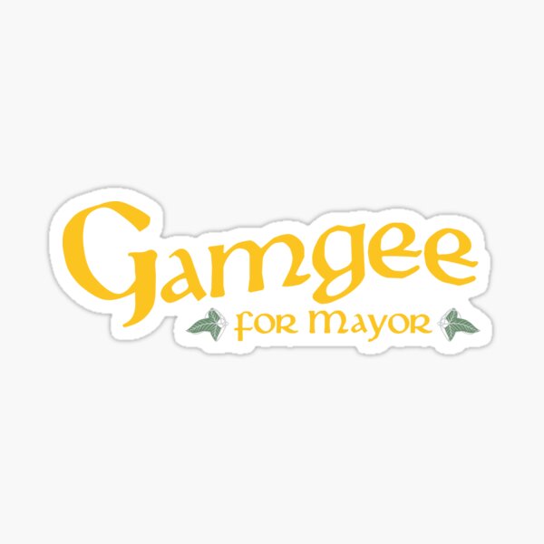 Item preview, Gamgee for Mayor designed and sold by Mirror Shift.
