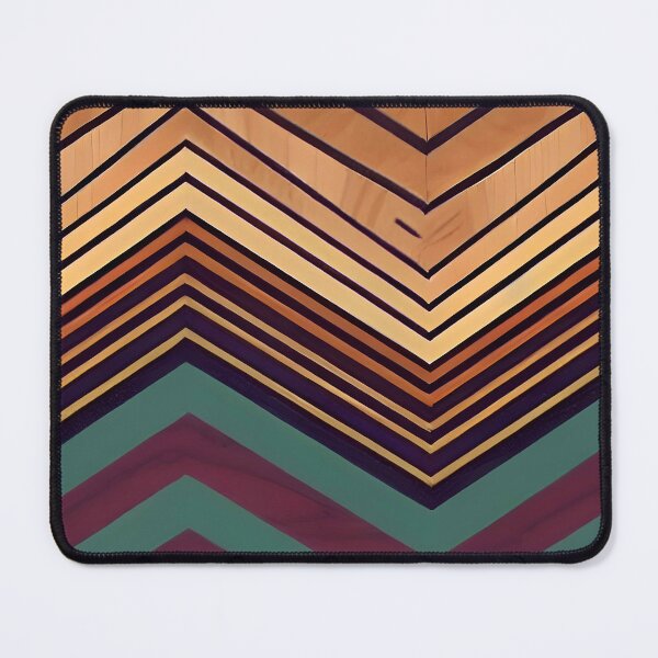 Item preview, Zig zag minimal design woodart designed and sold by Gus Wolvius.