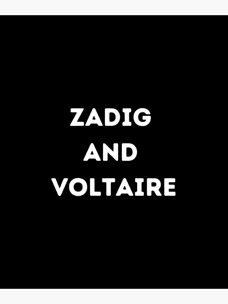 "zadig and voltaire" Poster for Sale by Selkstore Redbubble