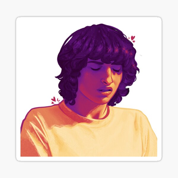 Item preview, mike wheeler in purple designed and sold by nnilkyway.