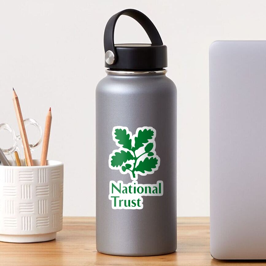 "National Trust green logo" Sticker for Sale by LiveLaughNope Redbubble