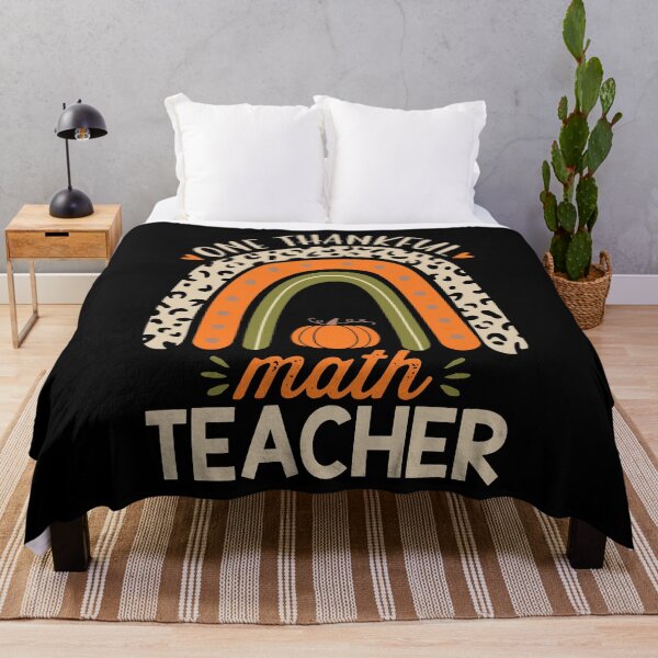 Item preview, One Thankful Teacher Thanksgiving Rainbow Leopard Fall Funny designed and sold by ZXSEAVBNM.