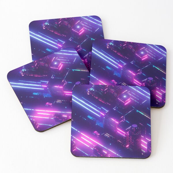 Item preview, Cyberpunk Neon City designed and sold by Unicorn Trainwreck.