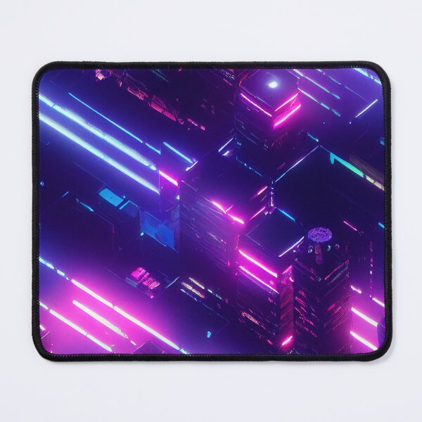 Item preview, Cyberpunk Neon City designed and sold by Unicorn Trainwreck.