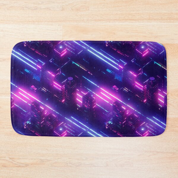 Item preview, Cyberpunk Neon City designed and sold by Unicorn Trainwreck.
