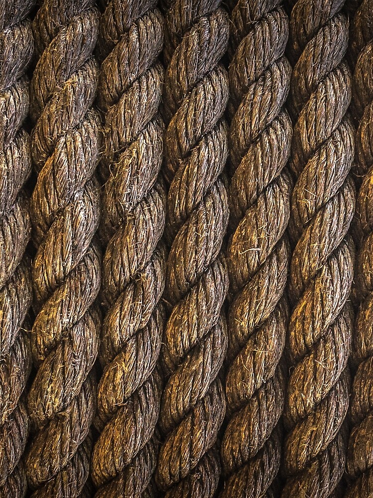 Thumbnail 3 of 3, Scarf, Photographic Rope Pattern designed and sold by RepublicOfFire.