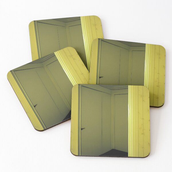 Item preview, The Backrooms - Liminal Space - Doors and Yellow Wallpaper designed and sold by DanTheManDan.