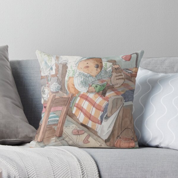 Item preview, Mr. Otter in bed with kitty designed and sold by nananstudio.