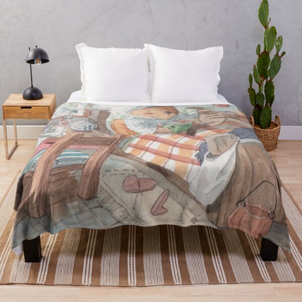 Item preview, Mr. Otter in bed with kitty designed and sold by nananstudio.