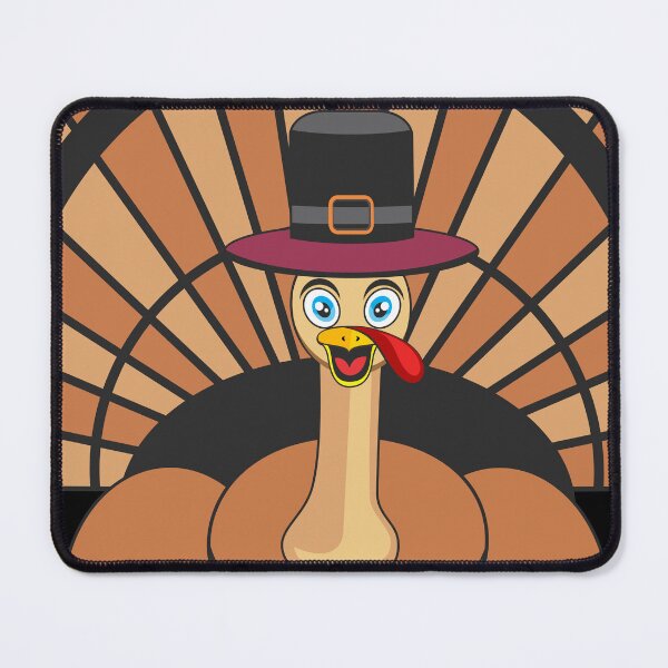 Item preview, Turkey bird - cute cartoon Sticker Design/Redbubble designed and sold by bluehatgraphics.