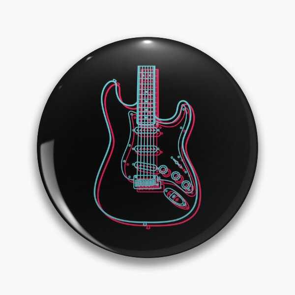 Item preview, 3d S-Style Electric Guitar Body Outline Pullover Hoodie designed and sold by lillakroetzsh.