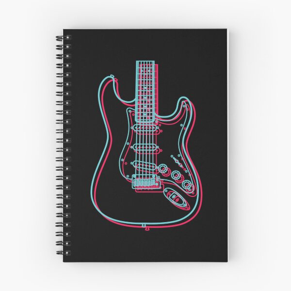 Item preview, 3d S-Style Electric Guitar Body Outline Pullover Hoodie designed and sold by lillakroetzsh.