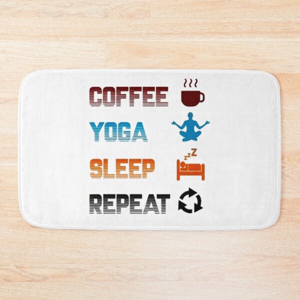 Item preview, Coffee yoga sleep repeat designed and sold by Handrixx.