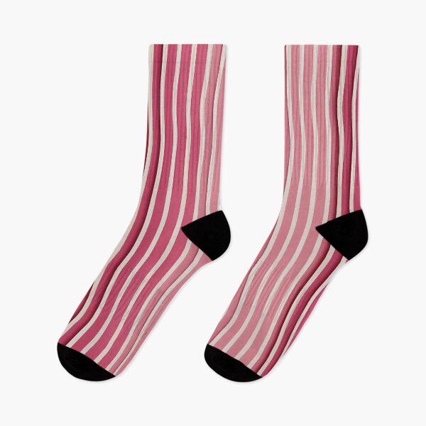 Artikelvorschau, Rosa-weiß gestreiftes Oberteil entworfen und verkauft von BuraxisDesigns.