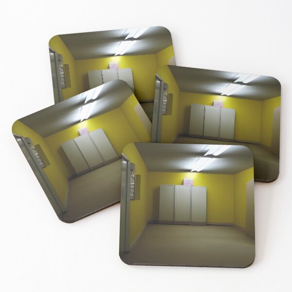 Item preview, The Backrooms - Liminal Space - Doors and Yellow Wallpaper designed and sold by DanTheManDan.