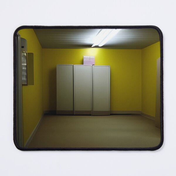 Item preview, The Backrooms - Liminal Space - Doors and Yellow Wallpaper designed and sold by DanTheManDan.