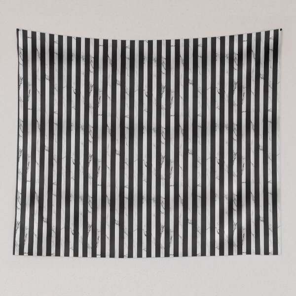 Item preview, Black and white vertical striped top designed and sold by BuraxisDesigns.
