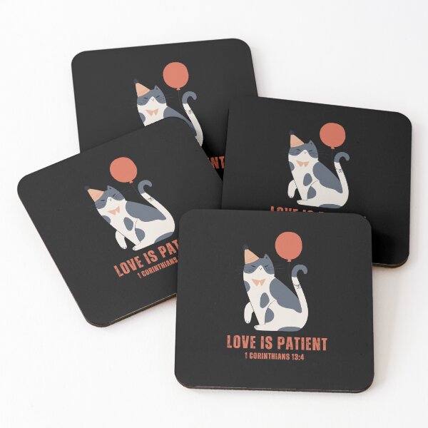 Item preview, Love is patient - 1 Corinthians 13:4 designed and sold by GospelWork.