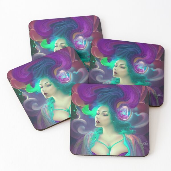 Item preview, Psychedelic woman and vapors designed and sold by dwhowe.