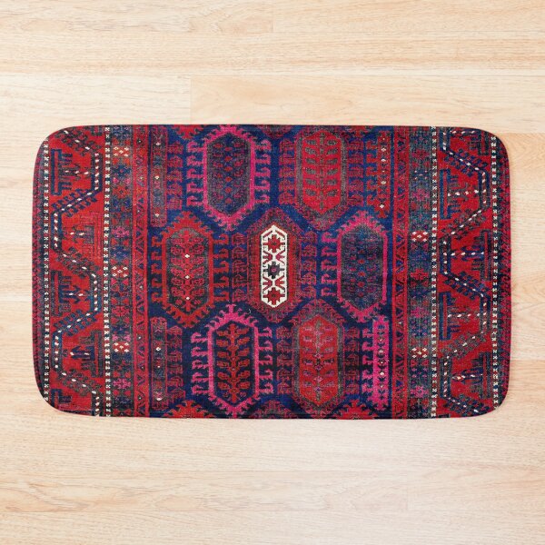 Item preview, Timuri Herat  Antique Afghanistan Tribal Rug Print designed and sold by Vicky Brago-Mitchell®.