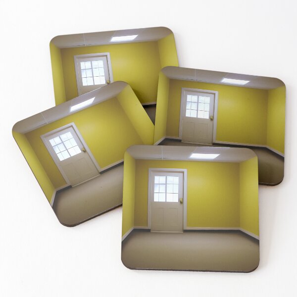 Item preview, The Backrooms - Liminal Space - Doors and Yellow Wallpaper designed and sold by DanTheManDan.