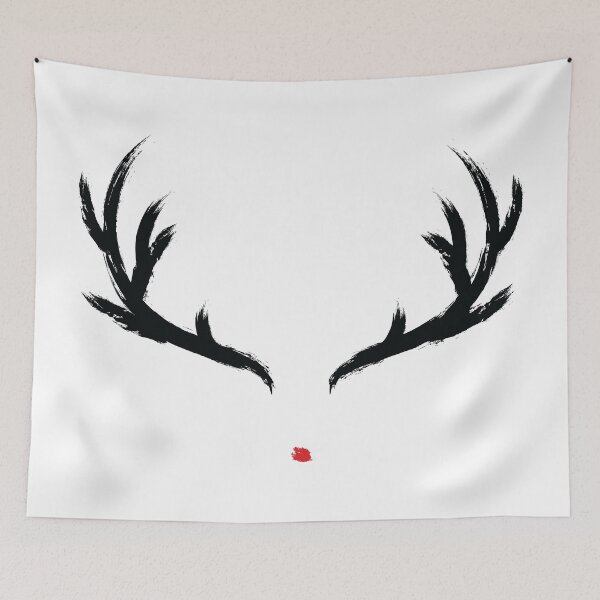 Item preview, Zen Christmas Reindeer designed and sold by JustStrokes.