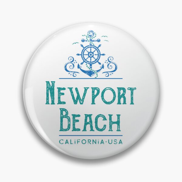 Item preview, Newport Beach California Vintage Nautical Design designed and sold by Futurebeachbum.