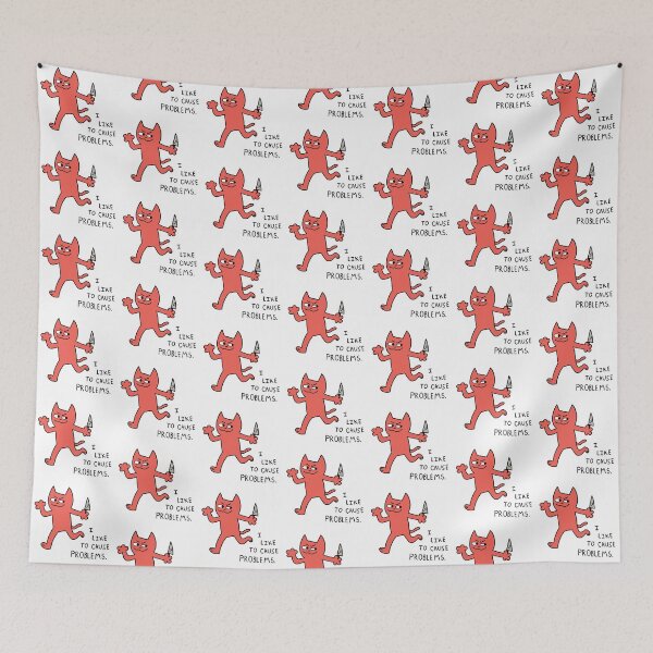Item preview, I like to cause problems designed and sold by badcatsstore.