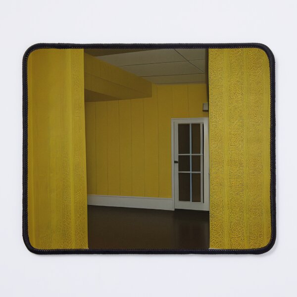 Item preview, The Backrooms - Liminal Space - Doors and Yellow Wallpaper designed and sold by DanTheManDan.