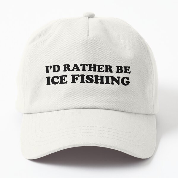 Id rather be ice fishing Sticker for Sale by designbyceline