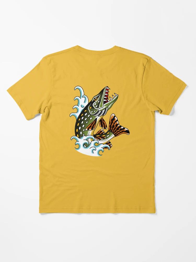 Northern Pike Fishing Vintage Essential T-Shirt for Sale by