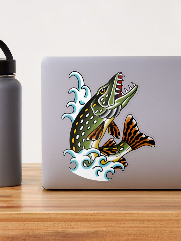 Northern Pike Fish Sticker for Sale by NicoleHarvey