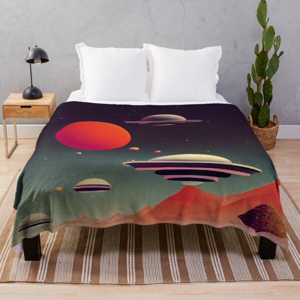 Artikelvorschau, Retro-UFOs entworfen und verkauft von Foodcolored.
