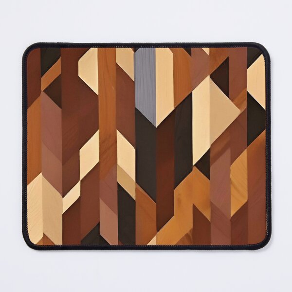 Item preview, Various wood types geometric pattern designed and sold by Gus Wolvius.