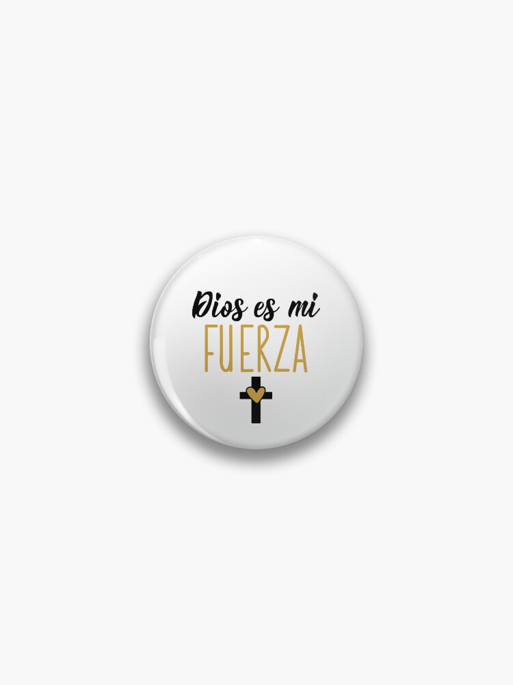 God is my strength in Spanish print