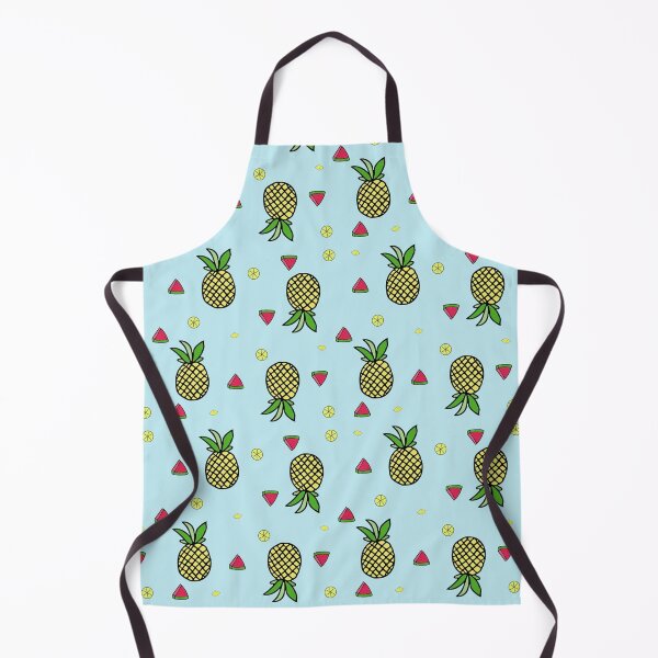 Item preview, Cute Doodle Pineapple Watermelon Pattern designed and sold by RepublicOfFire.
