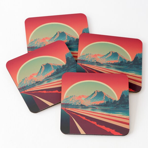 Item preview, Retro Abstract Terrain designed and sold by Foodcolored.