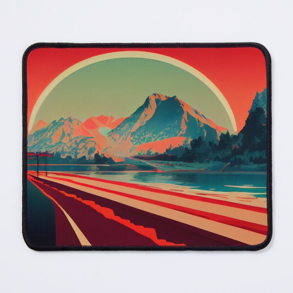 Item preview, Retro Abstract Terrain designed and sold by Foodcolored.