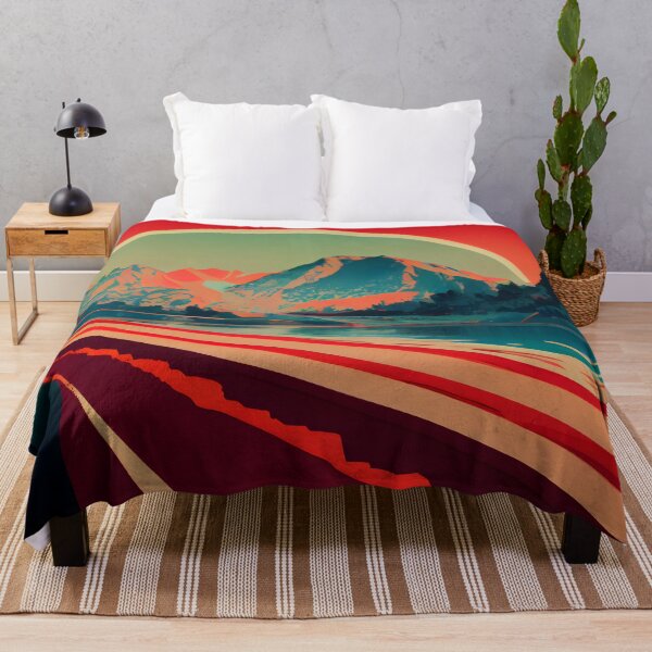 Item preview, Retro Abstract Terrain designed and sold by Foodcolored.
