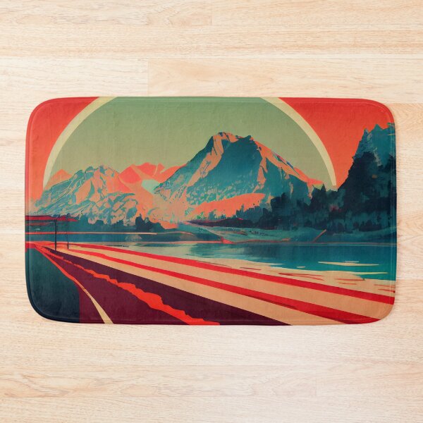 Item preview, Retro Abstract Terrain designed and sold by Foodcolored.