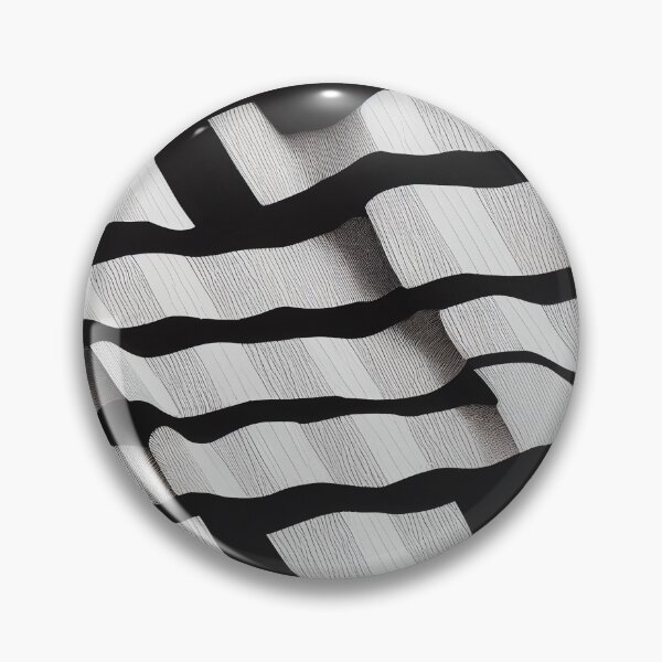 Item preview, Black and white vertical striped top designed and sold by BuraxisDesigns.