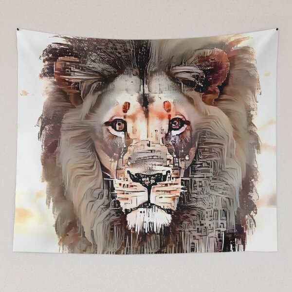 Item preview, Magnificent Lion - Glyph designed and sold by DiscoGypsyFish.