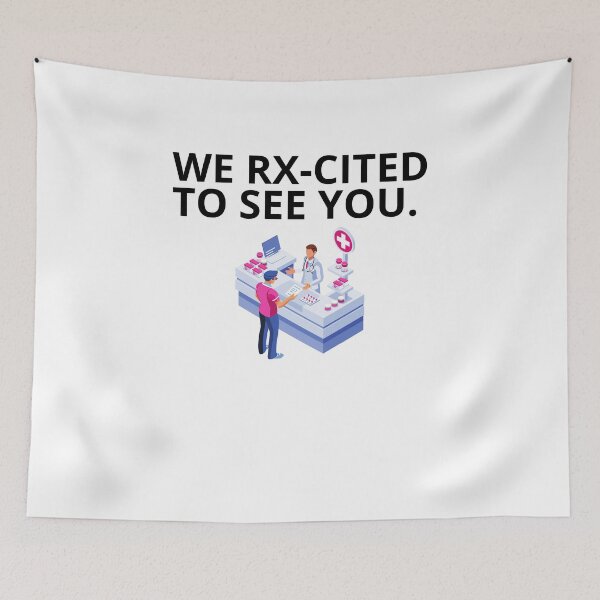 Item preview, Pharmacy Puns designed and sold by BuraxisQuotes.