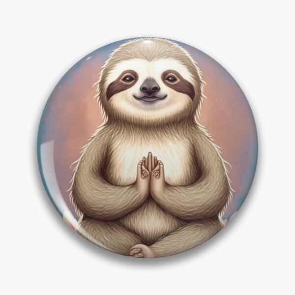 Item preview, Meditating Sloth designed and sold by meshhead.