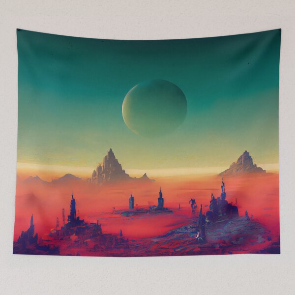 Item preview, Warm Space View designed and sold by Foodcolored.