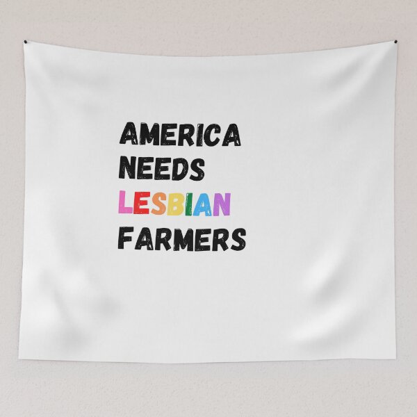 Item preview, America needs lesbian farmers designed and sold by zyteam.