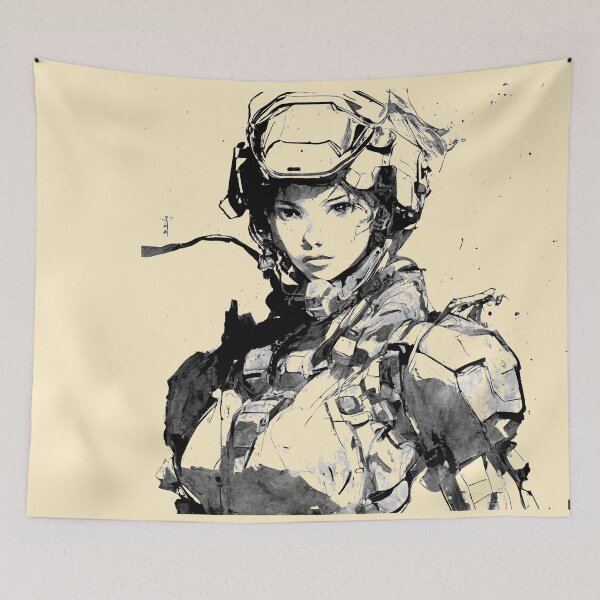 Item preview, Female soldier designed and sold by devchild.